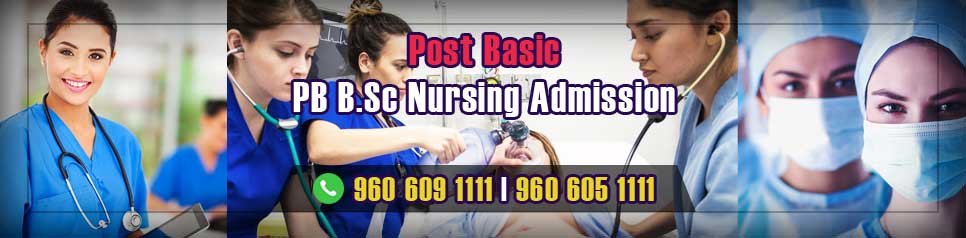 Post Basic (PB) B.Sc Nursing Admission in India Post Basic (PB) B.Sc Nursing Admission in India